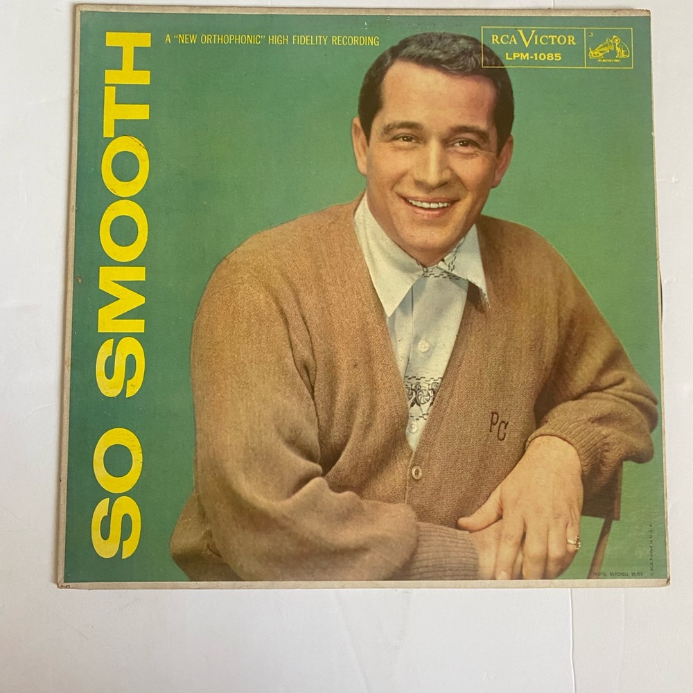 Perry Como SO SMOOTH Vintage Vinyl Record
